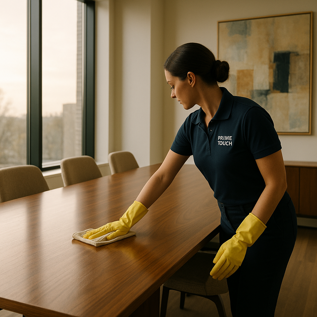 Boutique commercial space cared for by Prime Touch